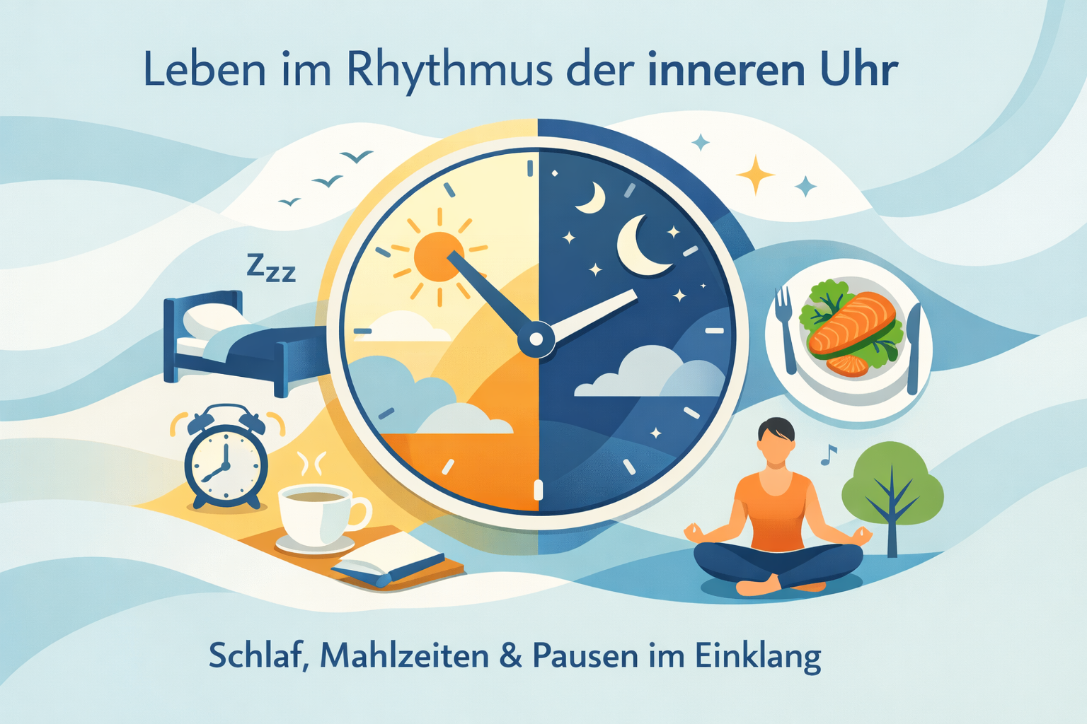 Wie deine innere Uhr deine Energie und dein Essverhalten bestimmt (25.02.2026 - Swantje Miegel von happea-me.de)